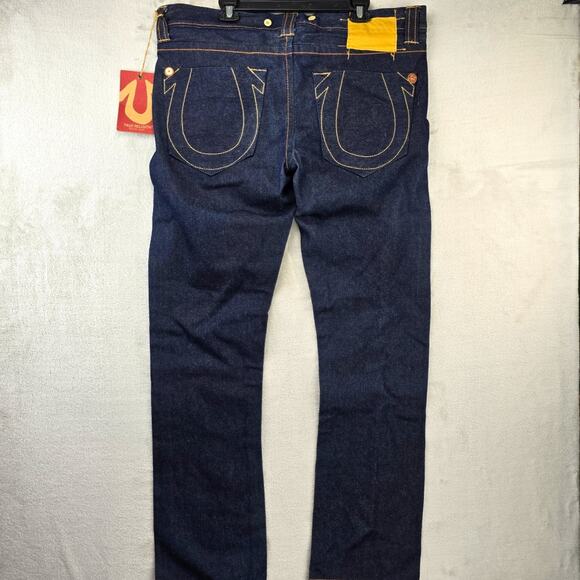True Religion Jeans 38 Fits 42x34 Limited Edition 0001-1510 Suspender Ethan BigT - Picture 1 of 16